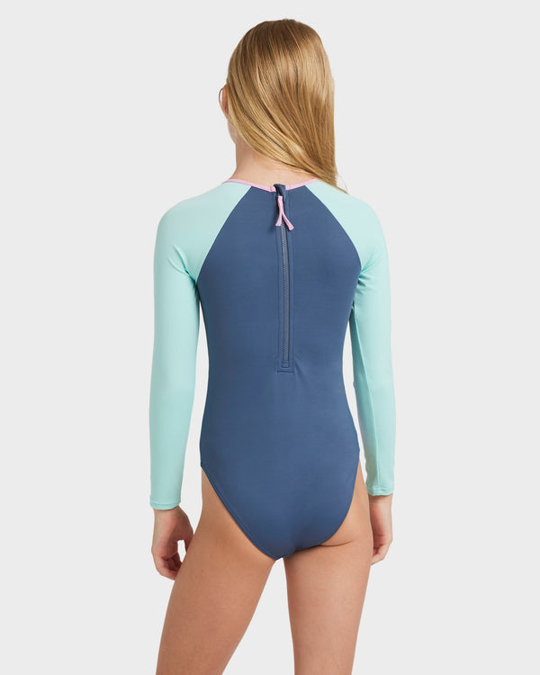 Girls 8-16 Colorblock One Piece Rash Vest