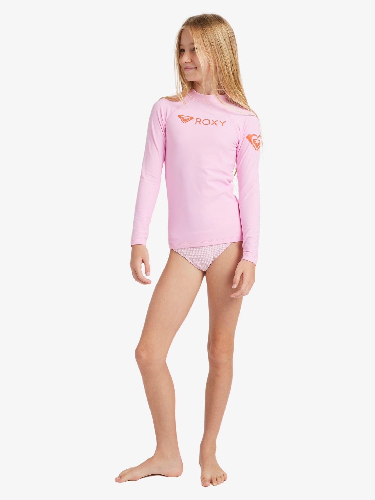 Girls 8-16 Heater Long Sleeve Rash Vest