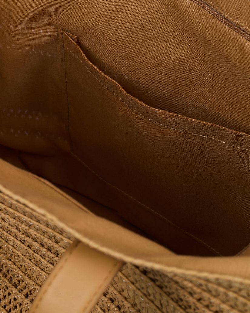 Womens Straw Addiction Tote Bag