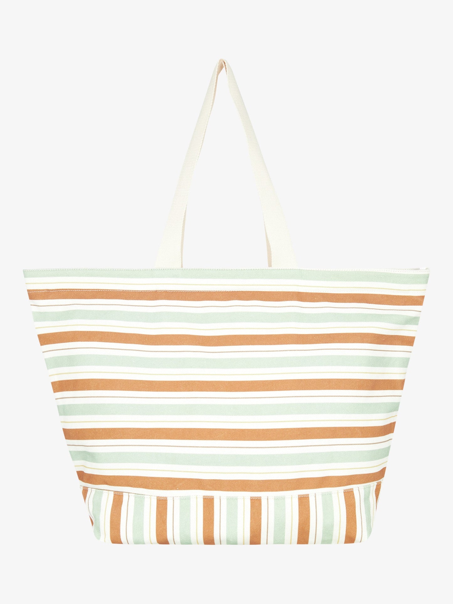 Womens Stripy Beach Tote Bag