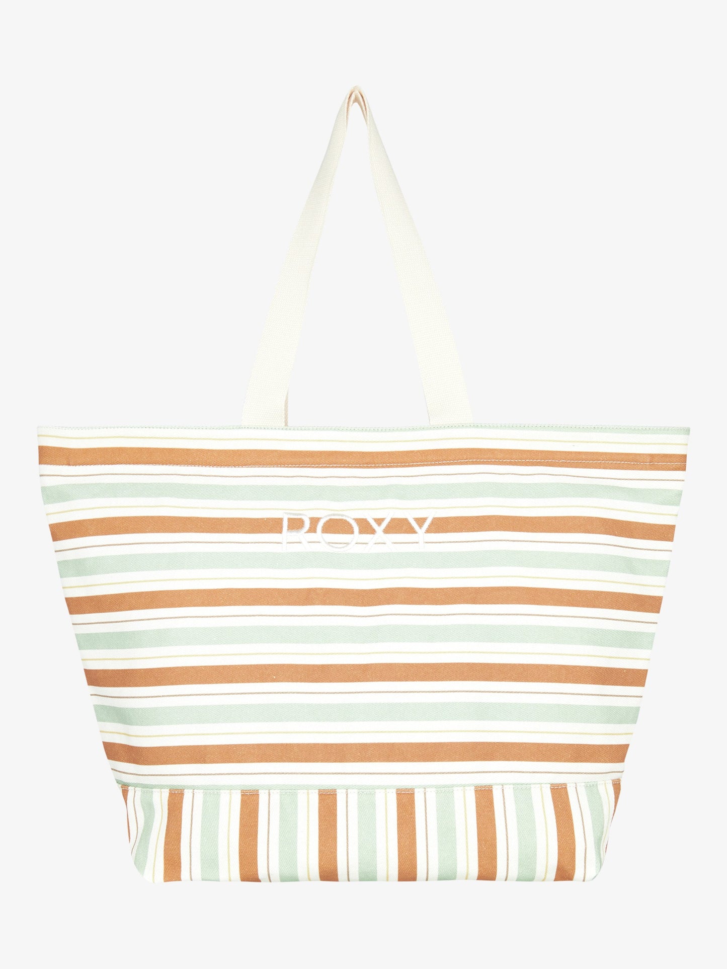 Womens Stripy Beach Tote Bag