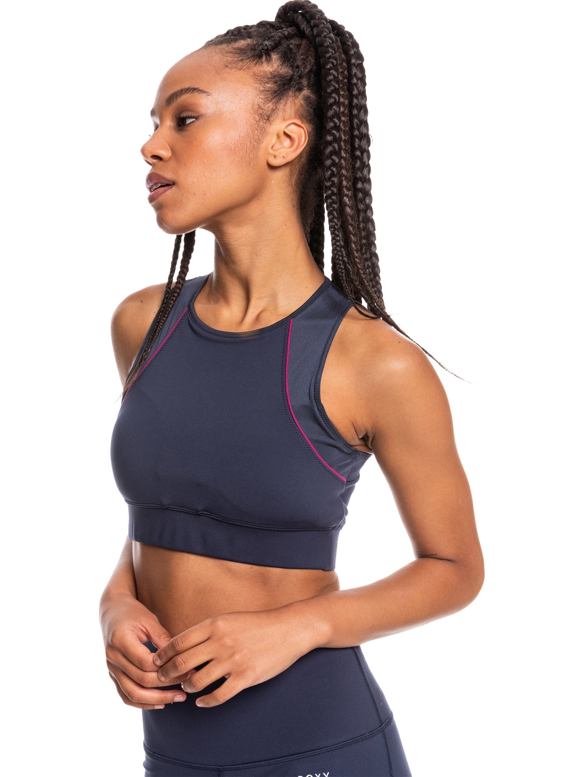 Womens Interstellar Disco Medium Support Sports Bra - Roxy Malaysia