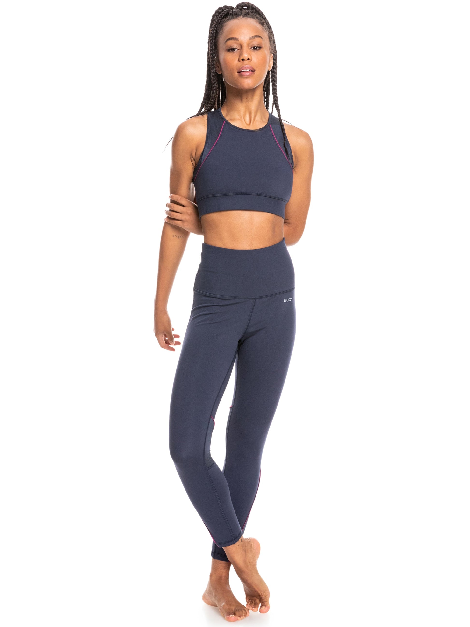 Womens Interstellar Disco Medium Support Sports Bra - Roxy Malaysia