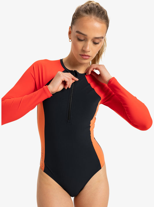 Women Roxy Active Long Sleeves Swimsuit