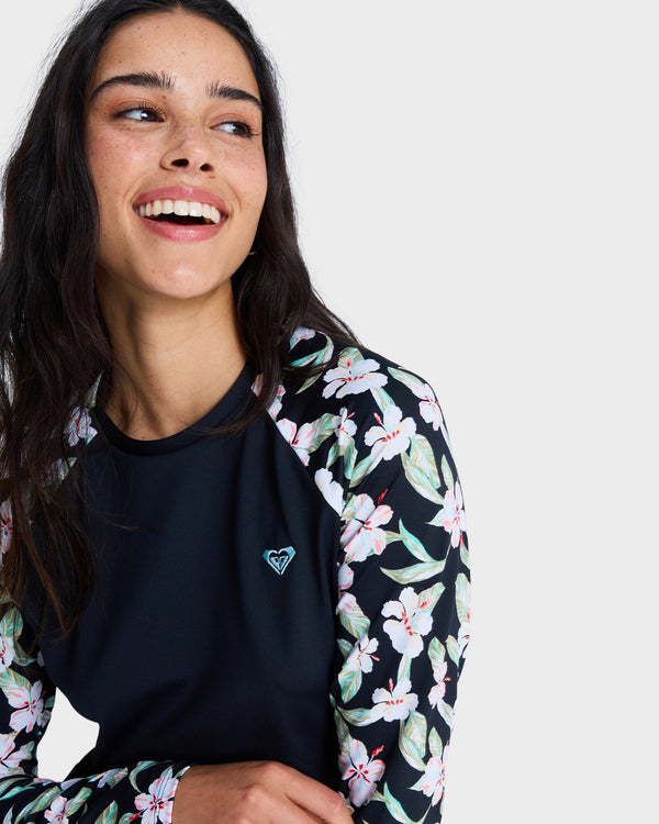 Womens Lycra Long Sleeve Rash Vest