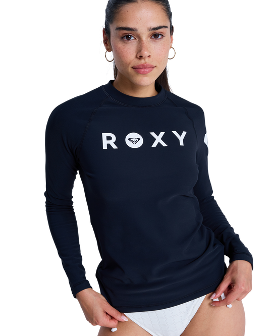 Womens Essentials Heater Long Sleeve Rash Vest