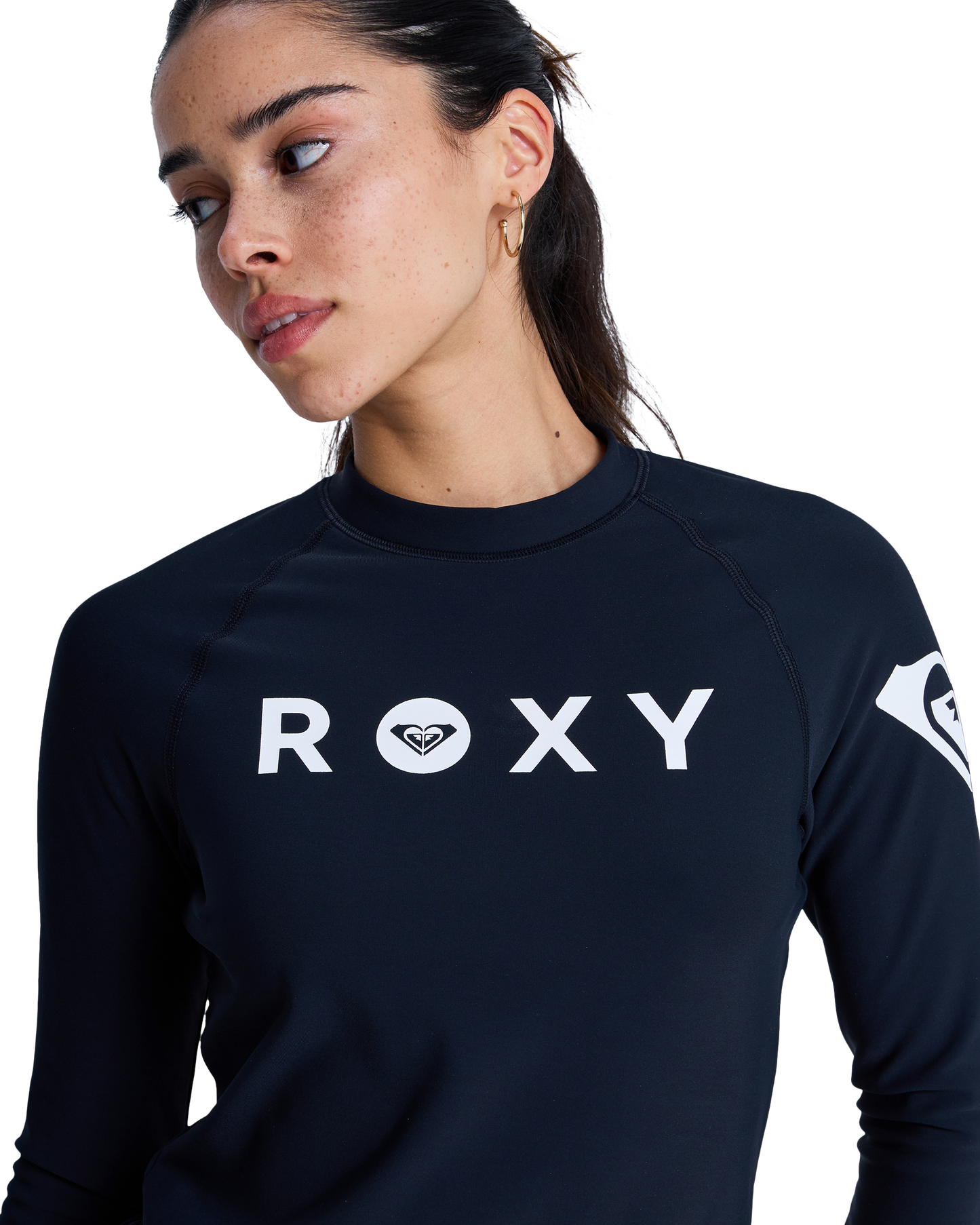 Womens Essentials Heater Long Sleeve Rash Vest