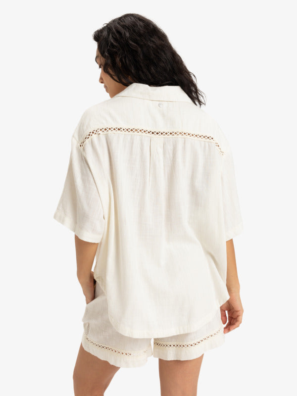 Womens Bisous Fancy Oversized Shirt
