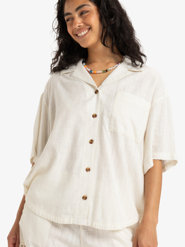 Womens Bisous Fancy Oversized Shirt