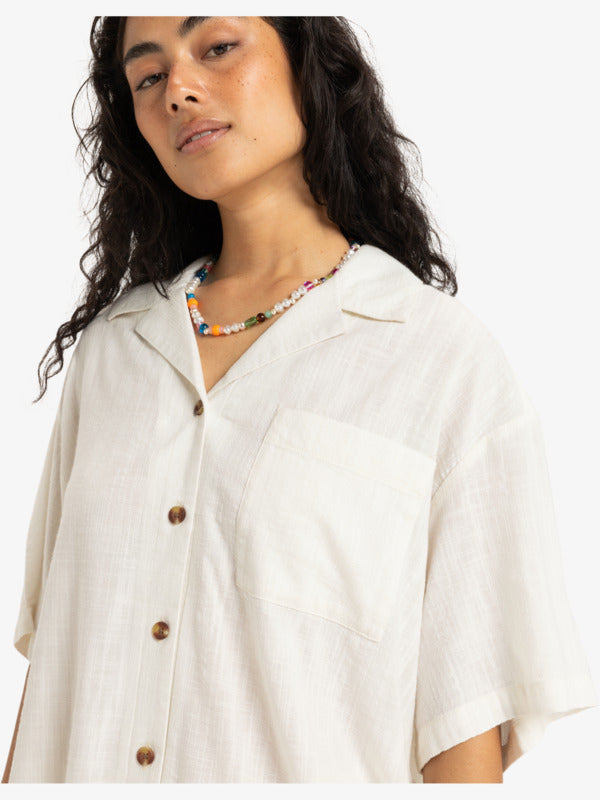 Womens Bisous Fancy Oversized Shirt