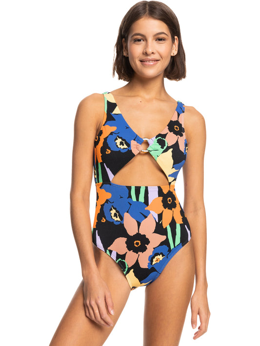 Womens Color Jam One-Piece Swimsuit - Roxy Malaysia