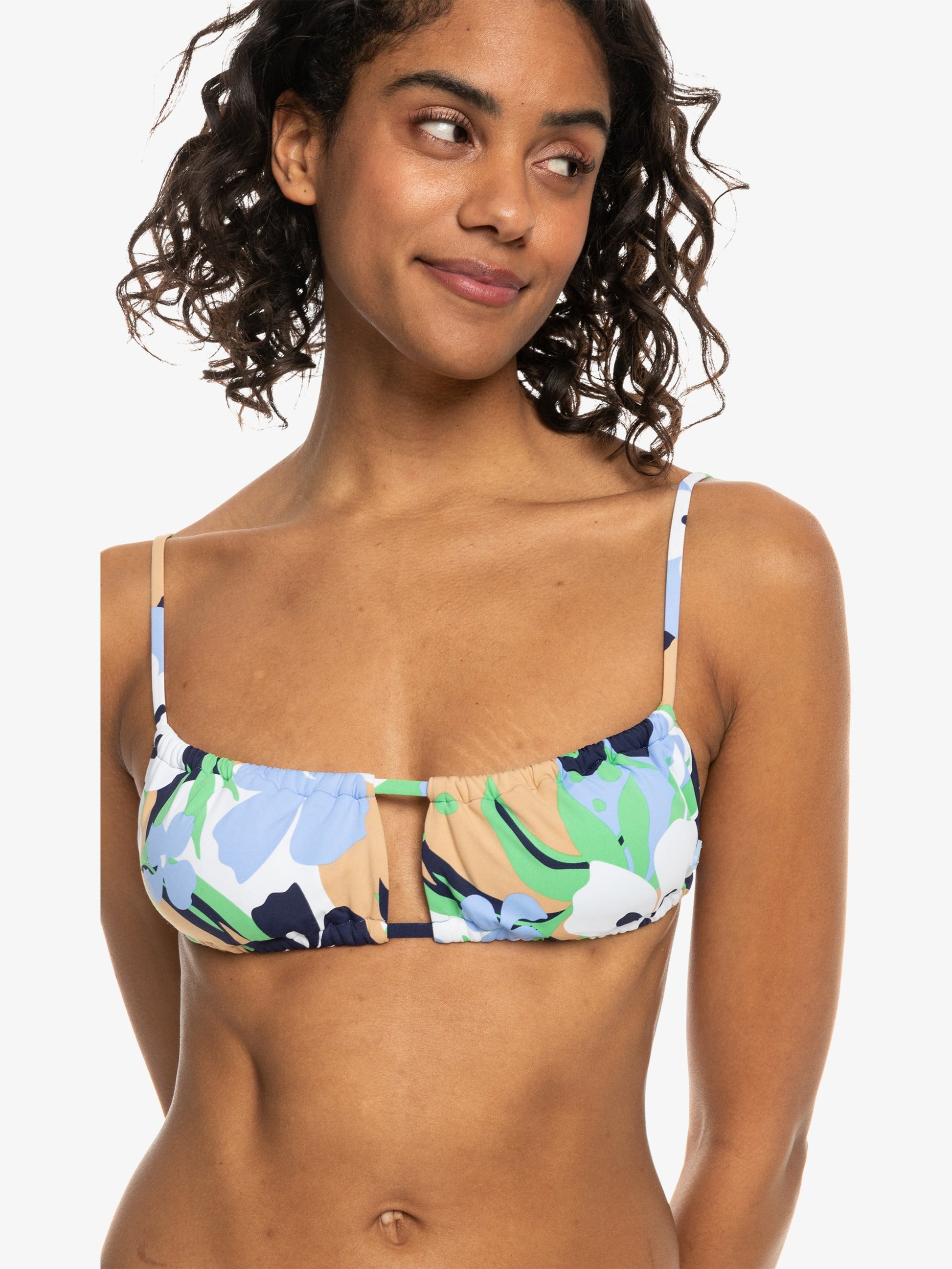 Womens Printed Beach Classics Bralette Bikini Top - Roxy Malaysia