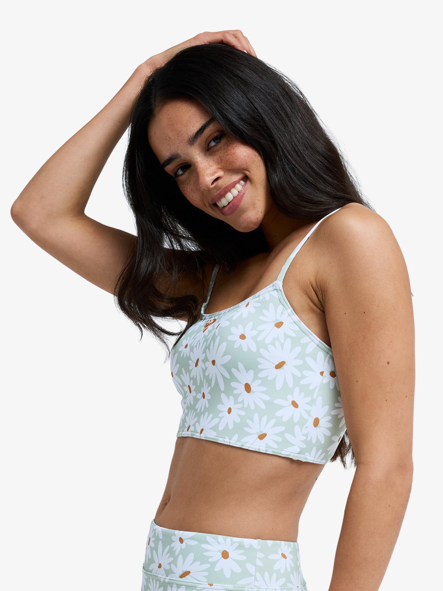 Womens Dream Floral Tank Bikini Top