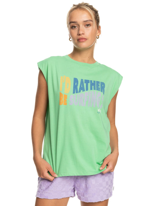 Womens The Smell Of The Sea Muscle Tee - Roxy Malaysia