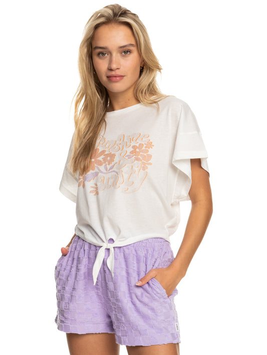 Womens We Go To The Sea Crop Tee - Roxy Malaysia