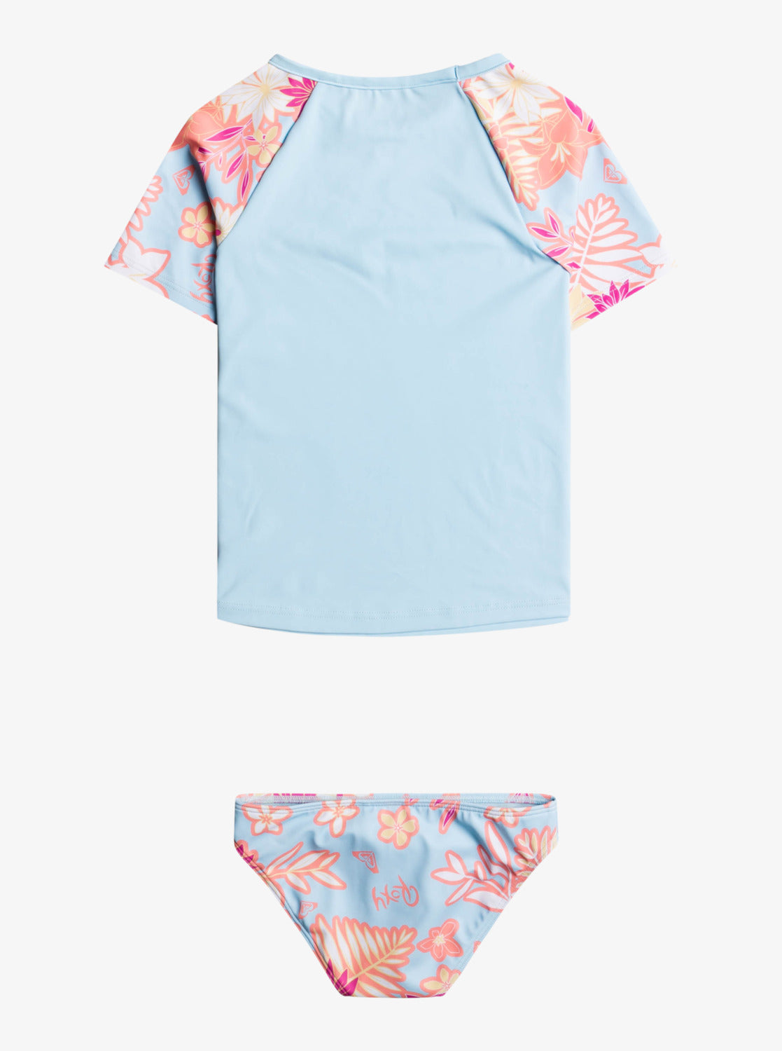 Girls 2 - 7 Funny Childhood 3/4 Sleeve UPF 50 Rashguard Set
