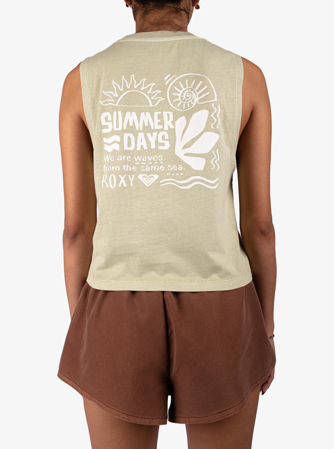 Womens Summer Days Muscle Tee