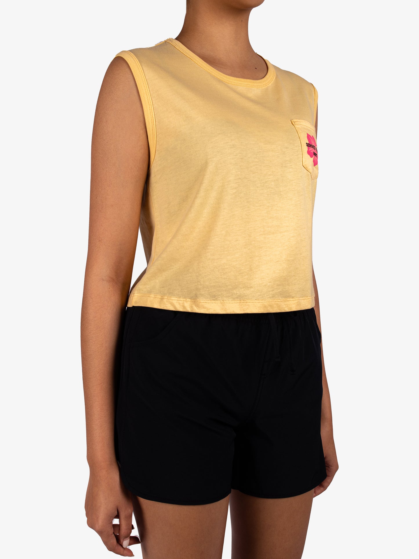Womens Pocket Muscle Top